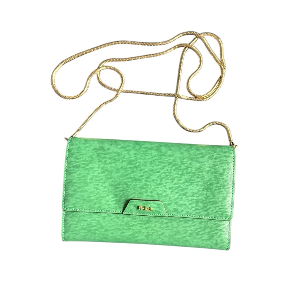 Ralph Lauren Green/Gold  Clutch